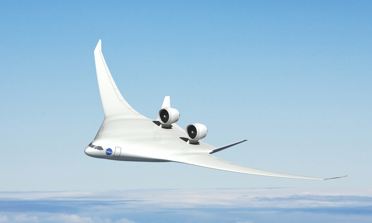 NASA, Boeing, and Style of Speed→ Green Aircrafts inclusive BWB-1/White Eagle (Image by NASA)